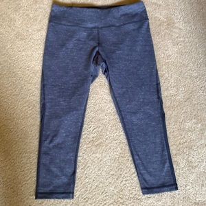 Zella heathered crop leggings.